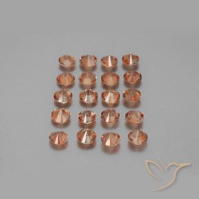 Gemas de andalucita Multicolor natural de 3.58 ct, Redondo, VS