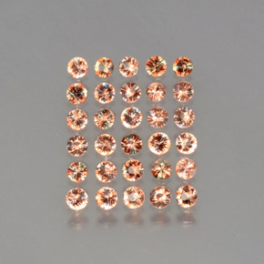 Gemas de andalucita Multicolor natural de  ct, Corte Redondo, VS