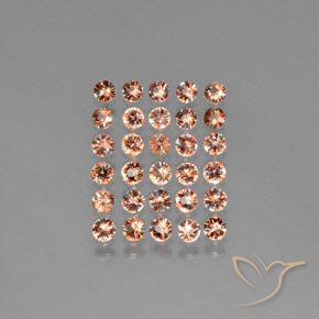 3.50ctw Natural Multicolor andalucita, Redondo, VS