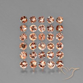 Gemas de andalucita Multicolor natural de 3.50 ct, Redondo, VS