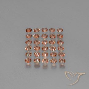 Gemas de andalucita Multicolor natural de 3.50 ct, Redondo, VS