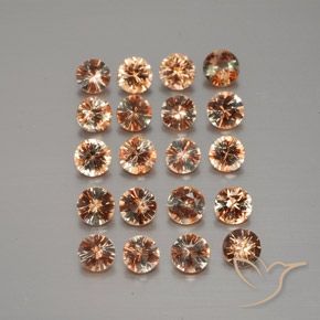3.46ctw Natural Multicolor andalucita, Redondo, VS