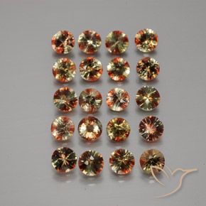 3.66ctw Natural Multicolor andalucita, Redondo, VS