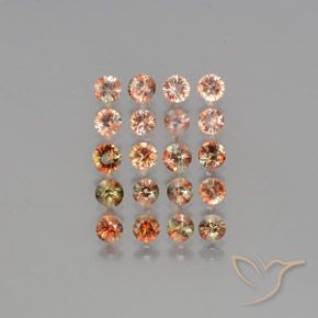 4.41ctw Natural Multicolor andalucita, Redondo, VS
