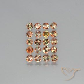 3.61ctw Natural Multicolor andalucita, Redondo, VS