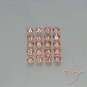 Gemas de andalucita Multicolor natural de 3.99 ct, Redondo, VS