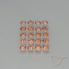 Gemas de andalucita Multicolor natural de 3.07 ct, Redondo, VS