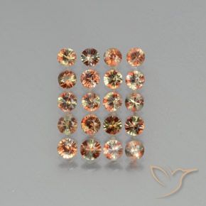 3.70ctw Natural Multicolor andalucita, Redondo, VS