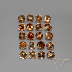 3.46ctw Natural Multicolor andalucita, Redondo, VS
