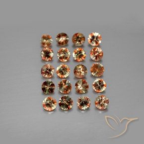 3.46ctw Natural Multicolor andalucita, Redondo, VS