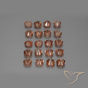 Gemas de andalucita Multicolor natural de 3.76 ct, Redondo, VS