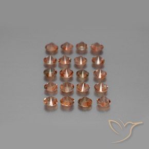 Gemas de andalucita Multicolor natural de 3.30 ct, Redondo, VS
