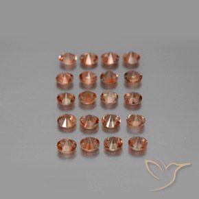 Gemas de andalucita Multicolor natural de 3.33 ct, Redondo, VS
