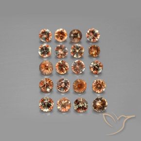 3.52ctw Natural Multicolor andalucita, Redondo, VS