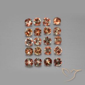 3.37ctw Natural Multicolor andalucita, Redondo, VS