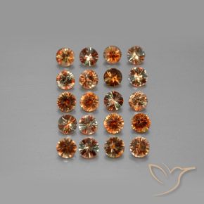 3.49ctw Natural Multicolor andalucita, Redondo, VS
