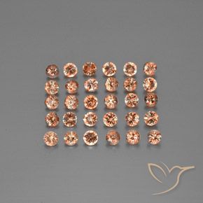 Gemas de andalucita Multicolor natural de 3.76 ct, Redondo, VS