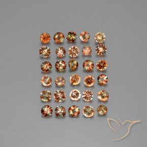 4.44ctw Natural Multicolor andalucita, Redondo, VS