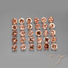 Gemas de andalucita Multicolor natural de 3.81 ct, Redondo, VS