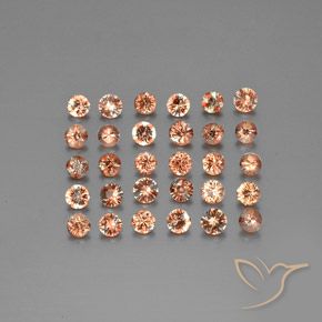 Gemas de andalucita Multicolor natural de 4.18 ct, Redondo, VS