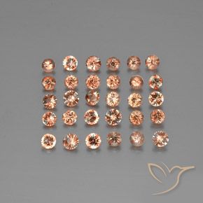 Gemas de andalucita Multicolor natural de 3.85 ct, Redondo, VS