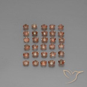 Gemas de andalucita Multicolor natural de 3.85 ct, Redondo, VS