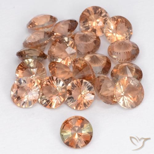 3.11ctw Natural Multicolor andalucita, Redondo, VS