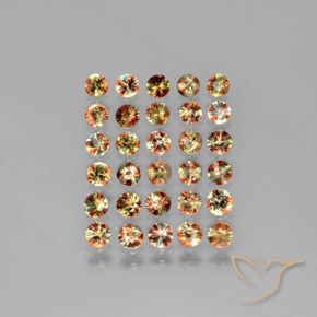 3.57ctw Natural Multicolor andalucita, Redondo, VS