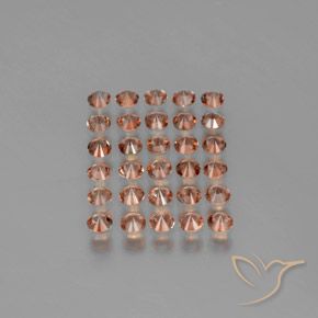 Gemas de andalucita Multicolor natural de 3.51 ct, Redondo, VS