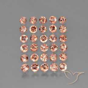 Gemas de andalucita Multicolor natural de 3.67 ct, Redondo, VS