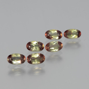 Gemas de andalucita multicolor natural de 1,54 ct, corte óvalo, VS