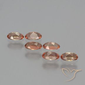 Gemas de andalucita Multicolor natural de 1.45 ct, Ovalada, VS