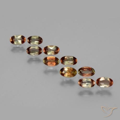 2.48ctw Natural Multicolor andalucita, Ovalada, VS