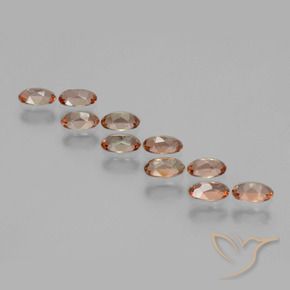 Gemas de andalucita Multicolor natural de 2.32 ct, Ovalada, VS