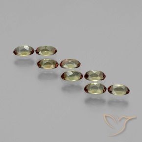 Gemas de andalucita Multicolor natural de 1.94 ct, Ovalada, VS