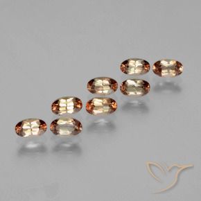 Gemas de andalucita Multicolor natural de 2.17 ct, Ovalada, VS