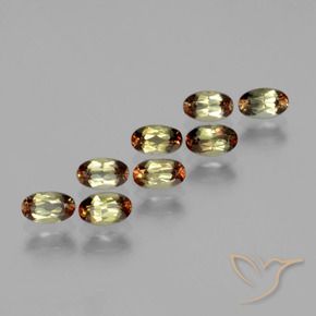 Gemas de andalucita Multicolor natural de 2.21 ct, Ovalada, VS