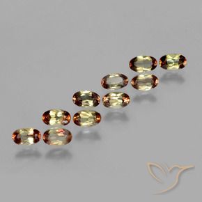 Gemas de andalucita Multicolor natural de 2.63 ct, Ovalada, VS