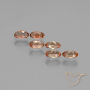 Gemas de andalucita Multicolor natural de 1.57 ct, Ovalada, VS