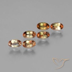 Gemas de andalucita multicolor natural de 1,82 ct, corte óvalo, VS