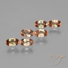 Gemas de andalucita Multicolor natural de 1.53 ct, Ovalada, VS
