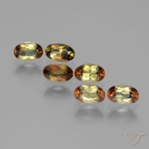 1.80ctw Natural Multicolor andalucita, Ovalada, VS