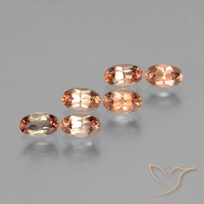 Gemas de andalucita Multicolor natural de 1.69 ct, Ovalada, VS