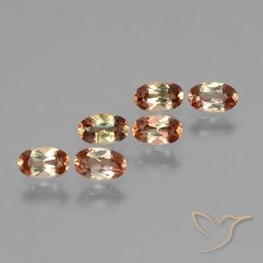 Gemas de andalucita Multicolor natural de 1.42 ct, Ovalada, VS