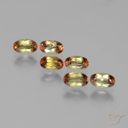 1.68ctw Natural Multicolor andalucita, Ovalada, VS