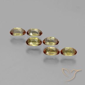 Gemas de andalucita Multicolor natural de 1.70 ct, Ovalada, VS