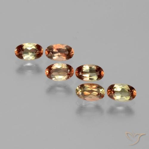 1.58ctw Natural Multicolor andalucita, Ovalada, VS