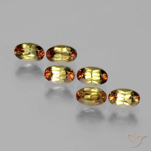 1.78ctw Natural Multicolor andalucita, Ovalada, VS