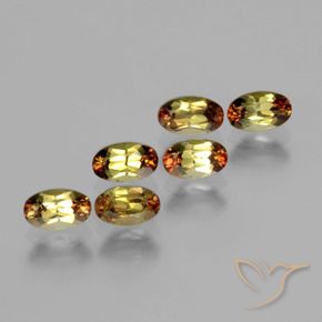Gemas de andalucita Multicolor natural de 1.78 ct, Ovalada, VS