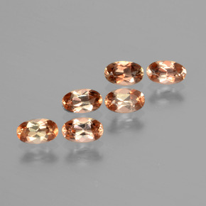 Gemas de andalucita Multicolor natural de 1.55 ct, Corte Óvalo, VS